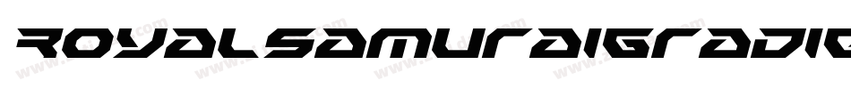 RoyalSamuraiGradientItalic-Ov0e字体转换