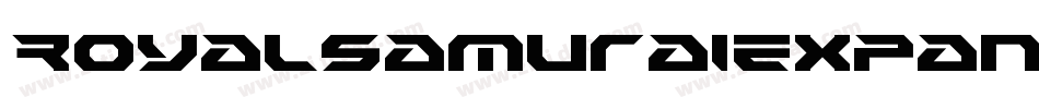 RoyalSamuraiExpandedItalic-a3Rm字体转换