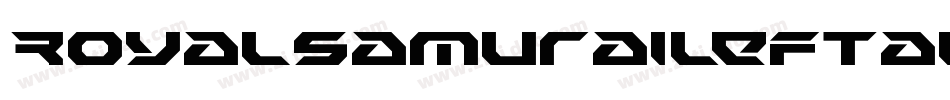RoyalSamuraiLeftalic-AVMM字体转换