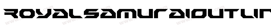 RoyalSamuraiOutlineItalic-GRmG字体转换