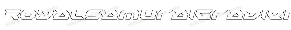 RoyalSamuraiGradientItalic-Ov0e字体转换