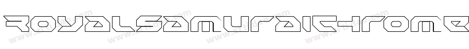 RoyalSamuraiChromeItalic-40Dl字体转换