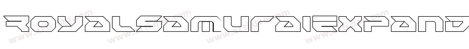 RoyalSamuraiExpanded-WgxG字体转换
