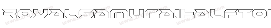 RoyalSamuraiHalftone-Z0AB字体转换