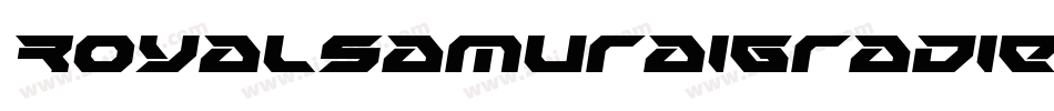 RoyalSamuraiGradientItalic-Ov0e字体转换