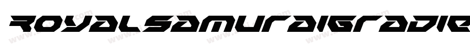 RoyalSamuraiGradientItalic-Ov0e字体转换