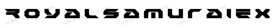 RoyalSamuraiExpandedItalic-a3Rm字体转换