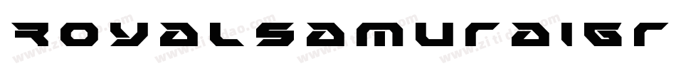 RoyalSamuraiGradient-Enwj字体转换