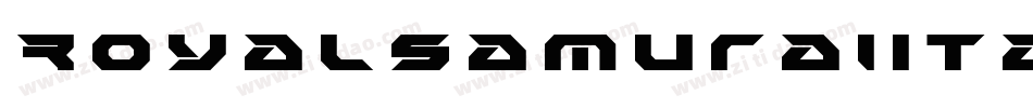 RoyalSamuraiItalic-xmEr字体转换 RoyalSamuraiItalic-xmEr字体转换