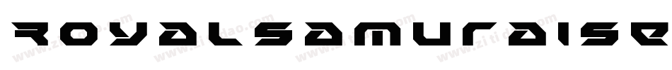RoyalSamuraiSemiItalic-jlwG字体转换