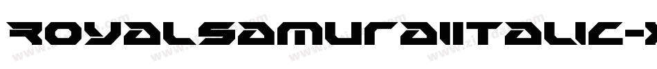 RoyalSamuraiItalic-xmEr字体转换 RoyalSamuraiItalic-xmEr字体转换