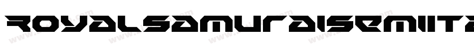 RoyalSamuraiSemiItalic-jlwG字体转换