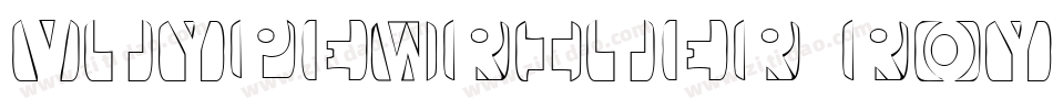 VTypewriter-Royal字体转换