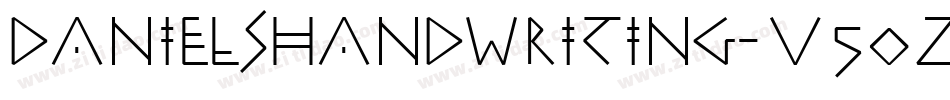 DanielsHandwriting-V50Z字体转换