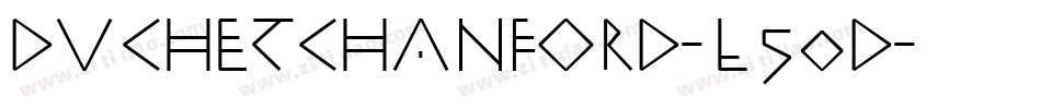 DuchetChanford-l50d字体转换