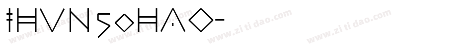 ihun50hao字体转换