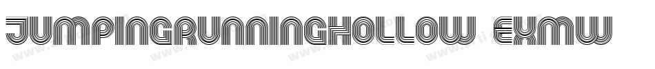 JumpingRunningHollow-ExMW字体转换