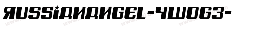 RussianAngel-yw0g3字体转换