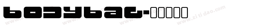 bodybag字体转换