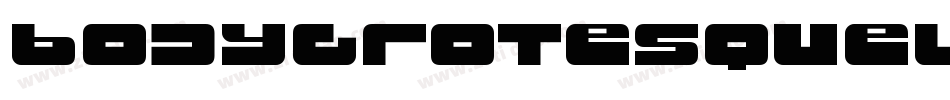 bodygrotesquelarge-italic-3字体转换