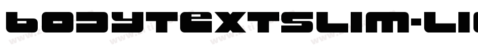 bodytextslim-light-5字体转换