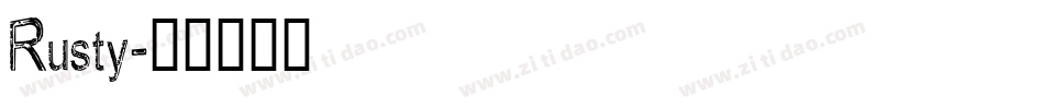 Rusty字体转换