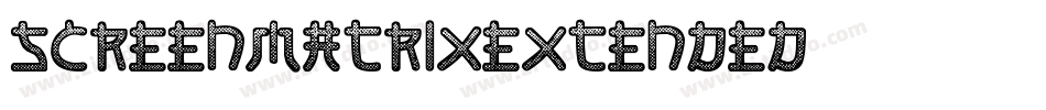 ScreenMatrix-Extended字体转换