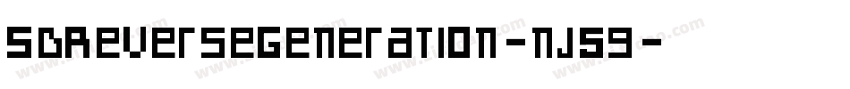 SdReverseGeneration-nj5g字体转换