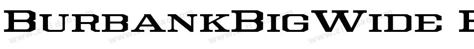 BurbankBigWide-Black字体转换