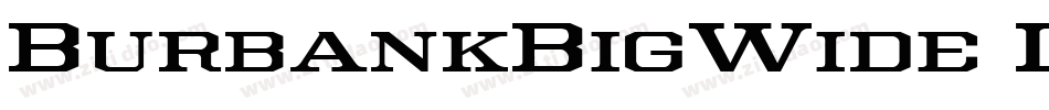 BurbankBigWide-Light字体转换