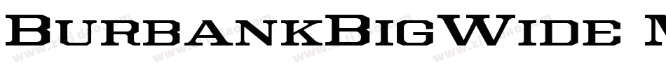 BurbankBigWide-Medium字体转换