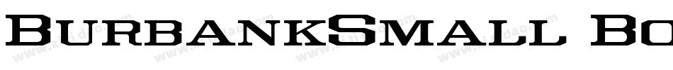 BurbankSmall-BoldItalic字体转换