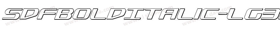SdfBoldItalic-Lg3n字体转换