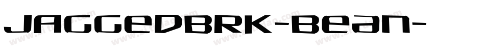 JaggedBrk-BeAn字体转换