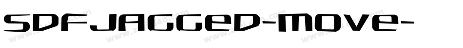 SdfJagged-MoVe字体转换