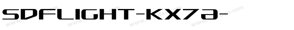 SdfLight-KX7A字体转换