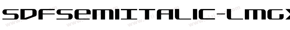 SdfSemiItalic-lmgX字体转换
