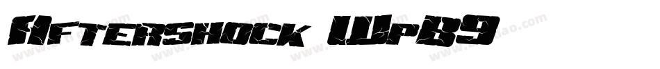 Aftershock-WpB9字体转换