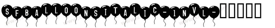 SfBalloonsItalic-1nvL字体转换