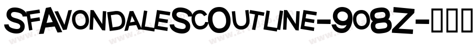SfAvondaleScOutline-9o8Z字体转换