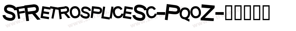 SfRetrospliceSc-PqoZ字体转换