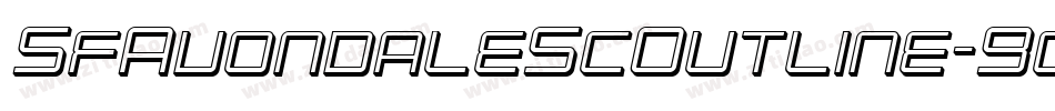 SfAvondaleScOutline-9o8Z字体转换