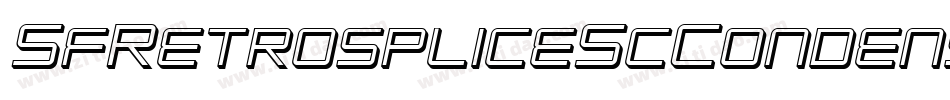 SfRetrospliceScCondensed-glmp字体转换