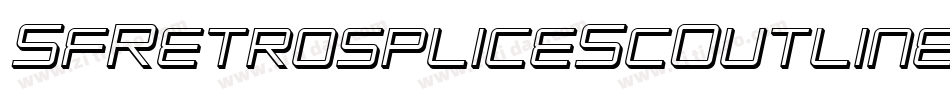 SfRetrospliceScOutline-4geW字体转换