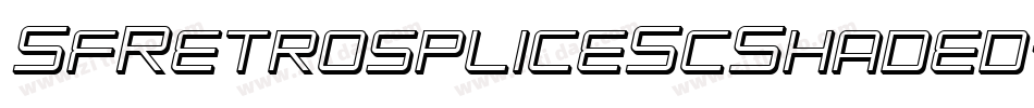 SfRetrospliceScShaded-0dGG字体转换