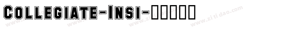 Collegiate-Insi字体转换