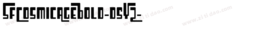 SfCosmicAgeBold-d5YZ字体转换 SfCosmicAgeBold-d5YZ字体转换