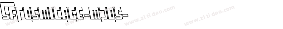 SfCosmicAge-mZd5字体转换 SfCosmicAge-mZd5字体转换