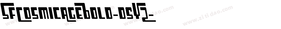 SfCosmicAgeBold-d5YZ字体转换 SfCosmicAgeBold-d5YZ字体转换