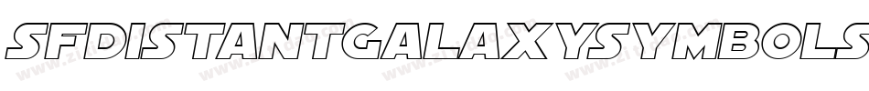 SfDistantGalaxySymbols-aylE字体转换
